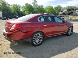 2015 Lincoln MKS with VIN 1LNHL9DK5FG607422, listed as a Copart auction lot 55613525 with 164,590 mi miles and Salvage title. Bid and sale history available at DreamBid. Image 3.