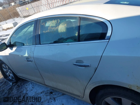 2013 Buick LaCrosse Premium 1 with VIN 1G4GF5E37DF311548, listed as a IAAI auction lot 41358957 with 160,612 mi miles and . Bid and sale history available at DreamBid. Image 14.