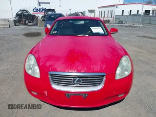 2002 Lexus SC 430 with VIN JTHFN48Y820003808, listed as a IAAI auction lot 41854770 with Not Provided miles and . Bid and sale history available at DreamBid. Image 11.
