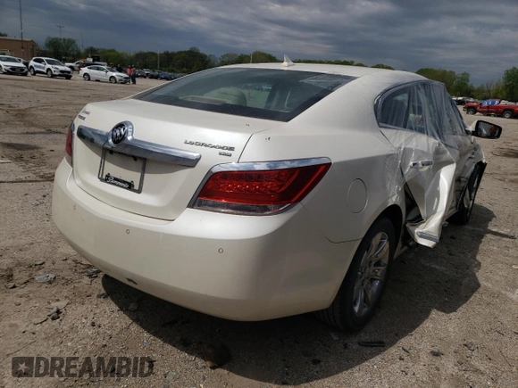 2011 Buick LaCrosse CXL with VIN 1G4GC5GD1BF362913, listed as a Copart auction lot 52323084 with 124,397 mi miles and Non Repairable. Bid and sale history available at DreamBid. Image 4.