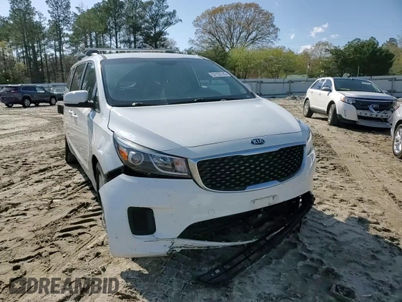 2016 Kia Sedona LX with VIN KNDMB5C17G6163863, listed as a Copart auction lot 52128745 with 165,416 mi miles and Salvage Title. Bid and sale history available at DreamBid. Image 11.