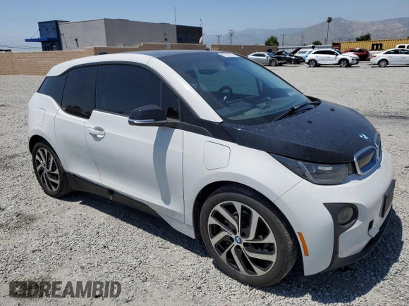 2017 BMW i3 with VIN WBY1Z8C51HV889551, listed as a Copart auction lot 57327875 with 65,437 mi miles and Salvage title. Bid and sale history available at DreamBid. Image 4.