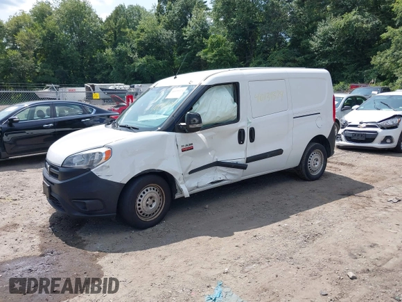 2018 Ram ProMaster City Cargo Tradesman with VIN ZFBERFAB4J6H34594, listed as a IAAI auction lot 40139374 with 194,616 mi miles and . Bid and sale history available at DreamBid. Image 17.