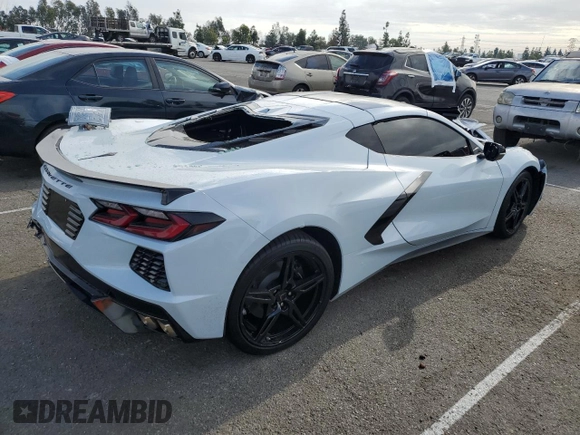 2024 Chevrolet Corvette 1LT with VIN 1G1YA2D46R5109841, listed as a Copart auction lot 81775464 with 7,840 mi miles and Salvage title. Bid and sale history available at DreamBid. Image 3.