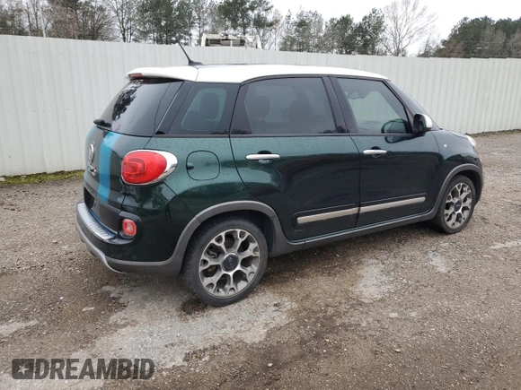 2014 FIAT 500L Trekking with VIN ZFBCFADH4EZ023773, listed as a Copart auction lot 45452395 with 90,375 mi miles and Salvage Title. Bid and sale history available at DreamBid. Image 3.