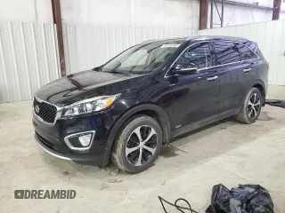 2016 Kia Sorento EX with VIN 5XYPHDA18GG015095, listed as a Copart auction lot 45168765 with 133,655 mi miles and Salvage Title. Bid and sale history available at carsss.com. Image 1.