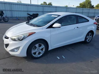 2013 Hyundai Elantra Coupe GS PZEV with VIN KMHDH6AE6DU001610, listed as a Copart auction lot 71978914 with 105,932 mi miles and Salvage Title. Bid and sale history available at carsss.com. Image 1.