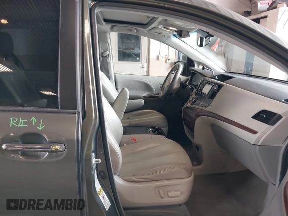 2013 Toyota Sienna XLE with VIN 5TDDK3DC9DS061903, listed as a IAAI auction lot 42067873 with 166,341 mi miles and . Bid and sale history available at DreamBid. Image 5.