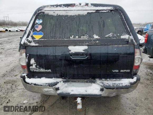 2014 Toyota Tacoma with VIN 3TMMU4FN7EM065660, listed as a Copart auction lot 53133665 with 83,505 mi miles and Salvage title. Bid and sale history available at DreamBid. Image 6.