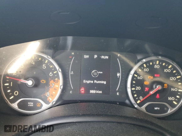 2017 Jeep Renegade Sport with VIN ZACCJBABXHPG53219, listed as a Copart auction lot 48869935 with 98,914 mi miles and Salvage Title. Bid and sale history available at carsss.com. Image 9.