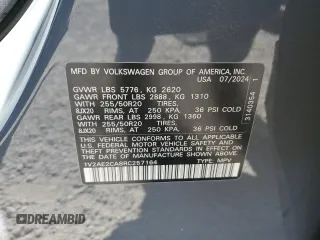 2024 Volkswagen Atlas SEL R-Line с VIN 1V2AE2CA8RC257164, выставлен на аукционе Copart как лот 55173735 с пробегом 2 906 миль миль и Списание • Salvage title. История ставок и продаж доступна на DreamBid. Изображение 13.