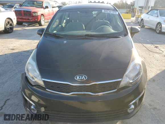 2017 Kia Rio EX with VIN KNADN4A32H6072178, listed as a Copart auction lot 88230125 with 87,529 mi miles and Salvage Title. Bid and sale history available at carsss.com. Image 5.