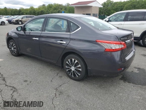 2014 Nissan Sentra SV with VIN 3N1AB7AP0EL616653, listed as a Copart auction lot 56721895 with 119,510 mi miles and Salvage title. Bid and sale history available at DreamBid. Image 2.