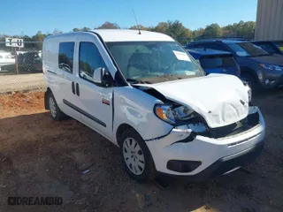 2019 Ram ProMaster City Cargo Van Tradesman SLT with VIN ZFBHRFBB0K6M06812, listed as a IAAI auction lot 40940489 with 102,902 mi miles. Bid and sale history available at carsss.com. Image 1.