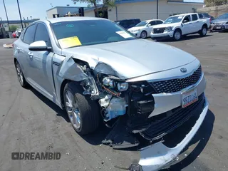 2018 Kia Optima EX with VIN 5XXGU4L34JG184486, listed as a IAAI auction lot 42465491 with 78,882 mi miles and . Bid and sale history available at DreamBid. Image 1.