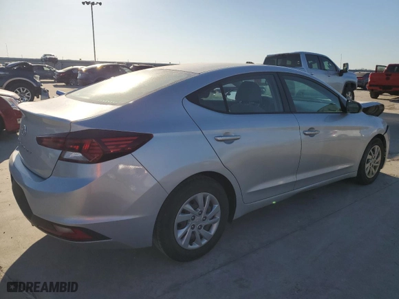 2019 Hyundai Elantra SE with VIN KMHD74LFXKU833512, listed as a Copart auction lot 50049725 with 48,307 mi miles and Salvage Title. Bid and sale history available at carsss.com. Image 3.