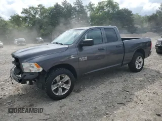 2017 Ram 1500 Express with VIN 1C6RR7FT7HS618236, listed as a Copart auction lot 61759025 with 142,284 mi miles and Salvage title. Bid and sale history available at DreamBid. Image 1.