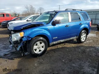2008 Ford Escape Hybrid with VIN 1FMCU59H08KA25676, listed as a Copart auction lot 46440955 with 91,537 mi miles and Salvage Title. Bid and sale history available at carsss.com. Image 1.