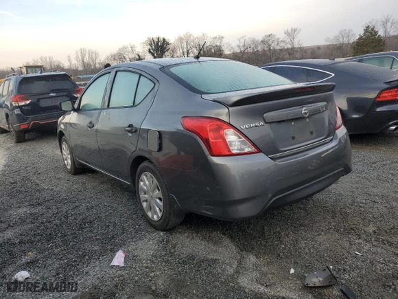 2019 Nissan Versa Sedan SV with VIN 3N1CN7AP1KL834192, listed as a Copart auction lot 48579745 with 101,630 mi miles and Salvage Title. Bid and sale history available at carsss.com. Image 2.