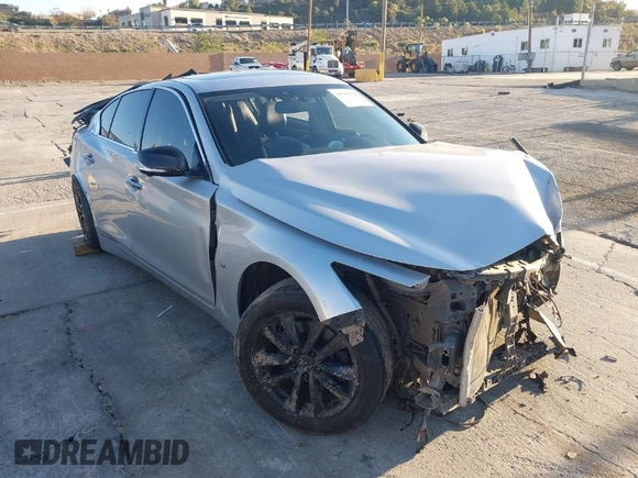 2015 Infiniti Q50 z VIN JN1BV7AP4FM341453, wystawiony jako IAAI lot #41755534 z przebiegiem Nie podano mil oraz . Historia ofert i sprzedaży dostępna na DreamBid. Obrazek 1.