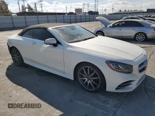 2019 Mercedes-Benz S-Class S 560 with VIN WDDXK8DB2KA040053, listed as a Copart auction lot 87759755 with 41,949 mi miles and Salvage Title. Bid and sale history available at carsss.com. Image 4.