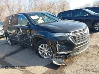 2022 Chevrolet Traverse LS with VIN 1GNERFKW1NJ100164, listed as a IAAI auction lot 41137708 with 49,805 mi miles and . Bid and sale history available at DreamBid. Image 1.
