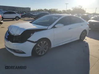 2014 Hyundai Sonata Limited with VIN 5NPEC4AB6EH817925, listed as a Copart auction lot 81996914 with 85,172 mi miles and Salvage Title. Bid and sale history available at DreamBid. Image 1.