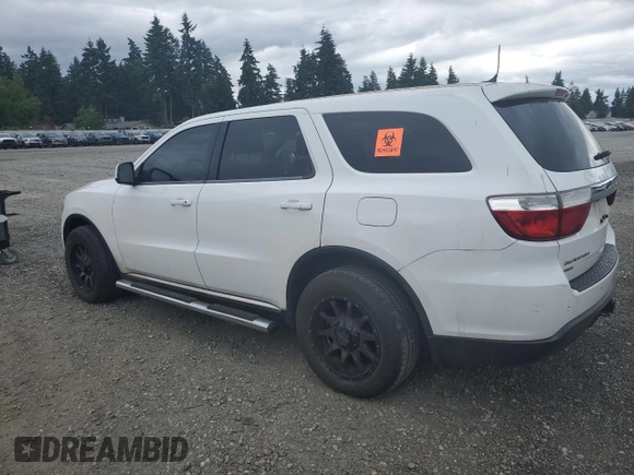 2013 Dodge Durango SXT with VIN 1C4RDJAG8DC668145, listed as a Copart auction lot 62749645 with 204,958 mi miles and Clean title. Bid and sale history available at DreamBid. Image 2.