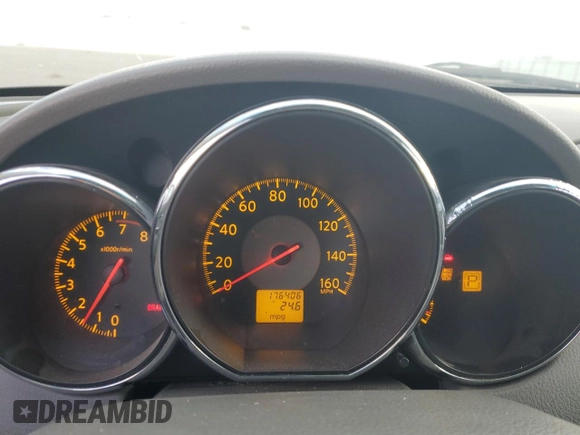2005 Nissan Altima SL with VIN 1N4BL11D85C394186, listed as a Copart auction lot 80454614 with 176,406 mi miles and Salvage title. Bid and sale history available at DreamBid. Image 9.