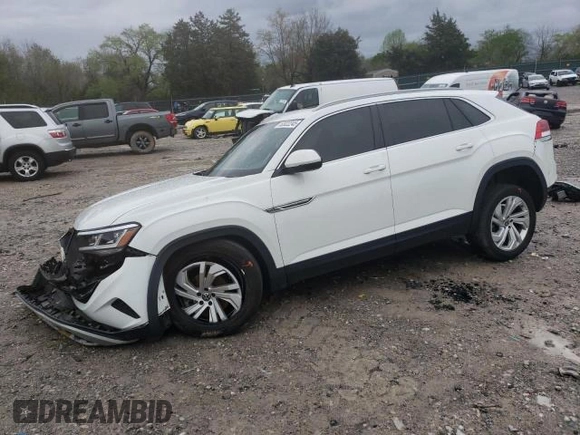 2020 Volkswagen Atlas SEL z VIN 1V2ME2CAXLC232299, wystawiony jako Copart lot #57298205 z przebiegiem 55 151 mil mil oraz Szkoda całkowita • Salvage title. Historia ofert i sprzedaży dostępna na DreamBid. Obrazek 1.