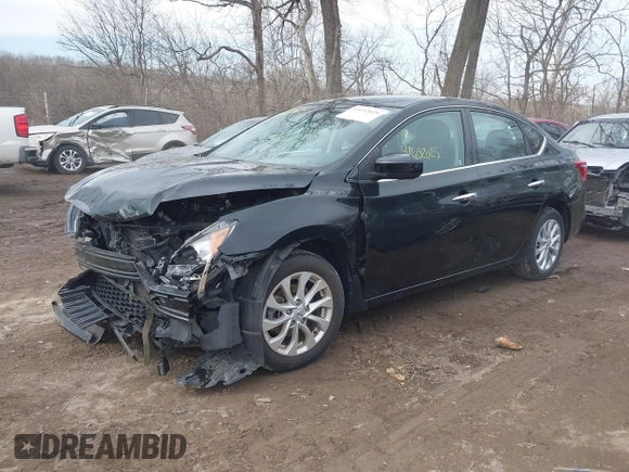 2019 Nissan Sentra SV z VIN 3N1AB7AP9KY389431, wystawiony jako IAAI lot #41652025 z przebiegiem 81 241 mil mil oraz . Historia ofert i sprzedaży dostępna na DreamBid. Obrazek 2.