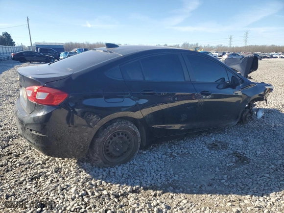 2018 Chevrolet Cruze LS with VIN 1G1BC5SM6J7240006, listed as a Copart auction lot 47010395 with 108,888 mi miles and Salvage Title. Bid and sale history available at carsss.com. Image 3.