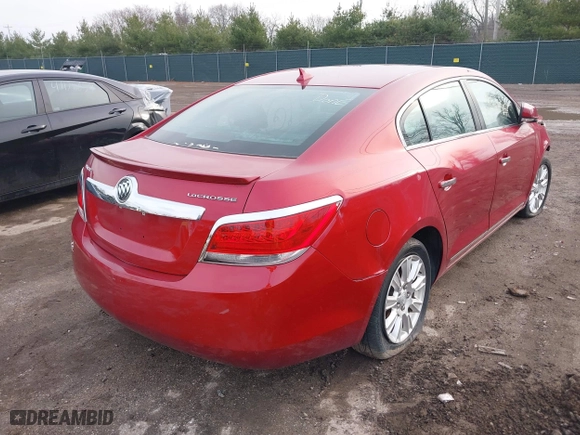 2012 Buick LaCrosse Leather with VIN 1G4GC5ER4CF243141, listed as a IAAI auction lot 41049132 with 72,000 mi miles. Bid and sale history available at carsss.com. Image 4.