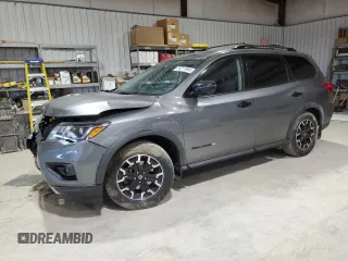 2020 Nissan Pathfinder SL with VIN 5N1DR2CN7LC617713, listed as a Copart auction lot 53211865 with 88,077 mi miles and Salvage title. Bid and sale history available at DreamBid. Image 1.