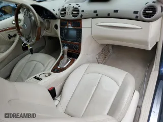 2007 Mercedes-Benz CLK-Class 3.5L with VIN WDBTK56F87T083880, listed as a Copart auction lot 53689374 with 81,596 mi miles and Salvage Title. Bid and sale history available at carsss.com. Image 8.