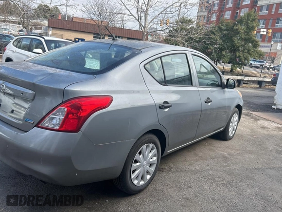 2012 Nissan Versa S with VIN 3N1CN7APXCL845483, listed as a Copart auction lot 47060185 with 66,879 mi miles and Clean Title. Bid and sale history available at carsss.com. Image 4.