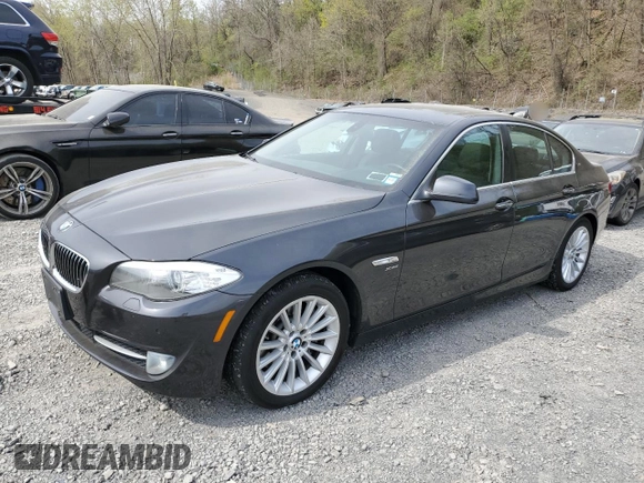2012 BMW 5 Series 535i xDrive with VIN WBAFU7C57CDU65139, listed as a Copart auction lot 54340145 with 189,277 mi miles and Clean Title. Bid and sale history available at carsss.com. Image 1.
