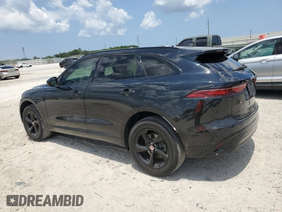 2023 Jaguar F-Pace S with VIN SADCJ2EX4PA714735, listed as a Copart auction lot 62276255 with 28,353 mi miles and Salvage title. Bid and sale history available at DreamBid. Image 2.