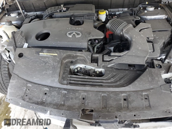 2023 Infiniti QX55 Luxe with VIN 3PCAJ5JR4PF123016, listed as a Copart auction lot 58630185 with 12,488 mi miles and Salvage title. Bid and sale history available at DreamBid. Image 11.