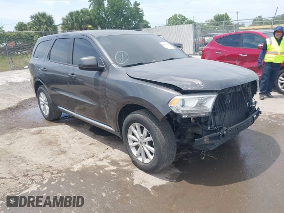 2019 Dodge Durango SXT Plus with VIN 1C4RDHAG9KC701000, listed as a IAAI auction lot 42116560 with 45,345 mi miles and . Bid and sale history available at DreamBid. Image 1.