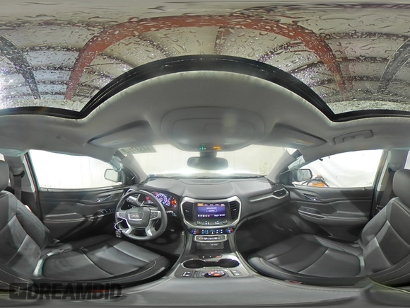 2023 GMC Acadia SLT with VIN 1GKKNULS3PZ259333, listed as a Copart auction lot 44587145 with 9,240 mi miles and Salvage Title. Bid and sale history available at DreamBid. Image 16.