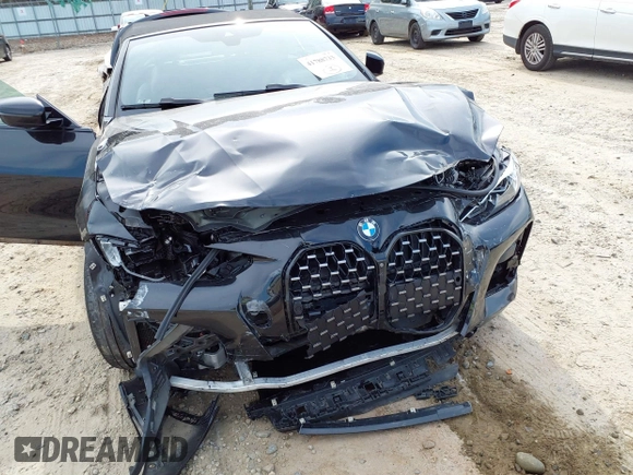 2021 BMW 4 Series M440i with VIN WBA53AT07MCH13853, listed as a IAAI auction lot 41788733 with 53,518 mi miles and . Bid and sale history available at DreamBid. Image 6.
