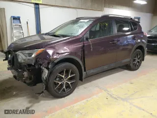 2018 Toyota RAV4 SE with VIN 2T3JFREV5JW744721, listed as a Copart auction lot 43757815 with 0 mi miles and Salvage Title. Bid and sale history available at carsss.com. Image 1.