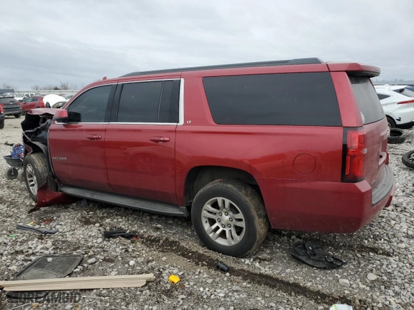 2015 Chevrolet Suburban LT with VIN 1GNSKJKC0FR686987, listed as a Copart auction lot 42695705 with 134,544 mi miles and Salvage Title. Bid and sale history available at carsss.com. Image 2.