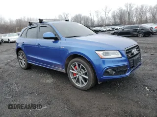 2016 Audi SQ5 Premium Plus with VIN WA1CCAFP5GA022010, listed as a Copart auction lot 83591864 with 93,026 mi miles and Salvage Title. Bid and sale history available at carsss.com. Image 4.