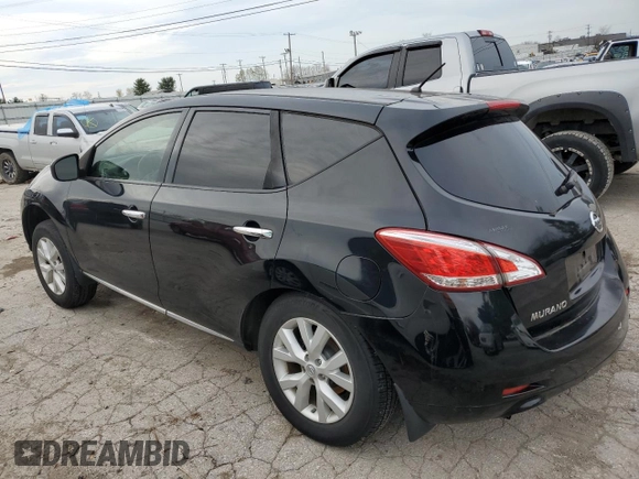 2012 Nissan Murano S with VIN JN8AZ1MW4CW211058, listed as a Copart auction lot 81328324 with 116,921 mi miles and Salvage Title. Bid and sale history available at DreamBid. Image 2.