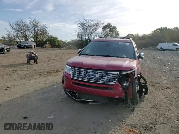 2018 Ford Explorer Platinum with VIN 1FM5K8HT0JGB63491, listed as a Copart auction lot 80154764 with 69,460 mi miles and Salvage Title. Bid and sale history available at carsss.com. Image 11.
