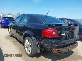 2013 Dodge Avenger SXT with VIN 1C3CDZCB0DN620279, listed as a IAAI auction lot 42094597 with 129,140 mi miles and . Bid and sale history available at DreamBid. Image 3.