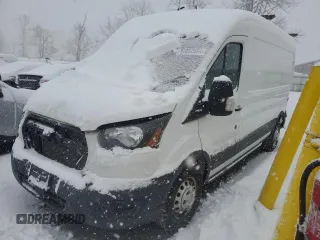 2020 Ford Transit Cargo with VIN 1FTBR2C86LKB45032, listed as a Copart auction lot 86892024 with 186,601 mi miles and Salvage Title. Bid and sale history available at carsss.com. Image 1.