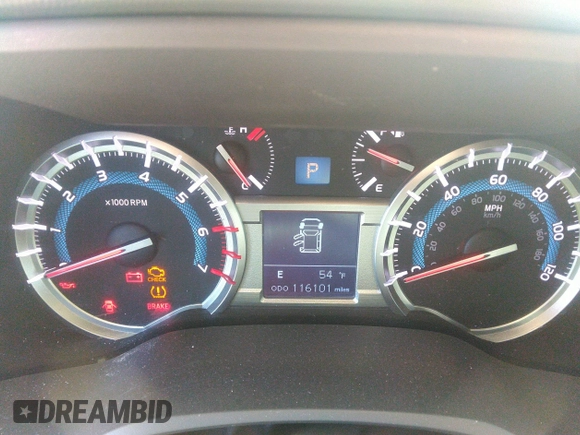 2017 Toyota 4Runner SR5 with VIN JTEBU5JR5H5415297, listed as a IAAI auction lot 42140934 with 116,101 mi miles and . Bid and sale history available at DreamBid. Image 7.